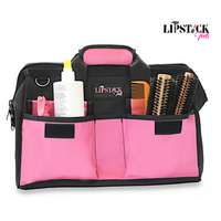 LipStick Tools 18-Inch Multi-Purpose Zip-Top Pink Storage Wide Mouth Tool Bag.